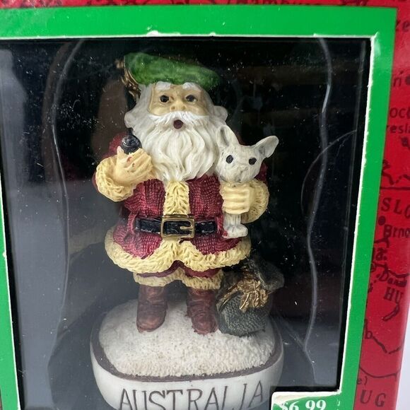 Gibson Collectible Santas From Around The Globe - Australia - 3” With Box - Picture 2 of 4